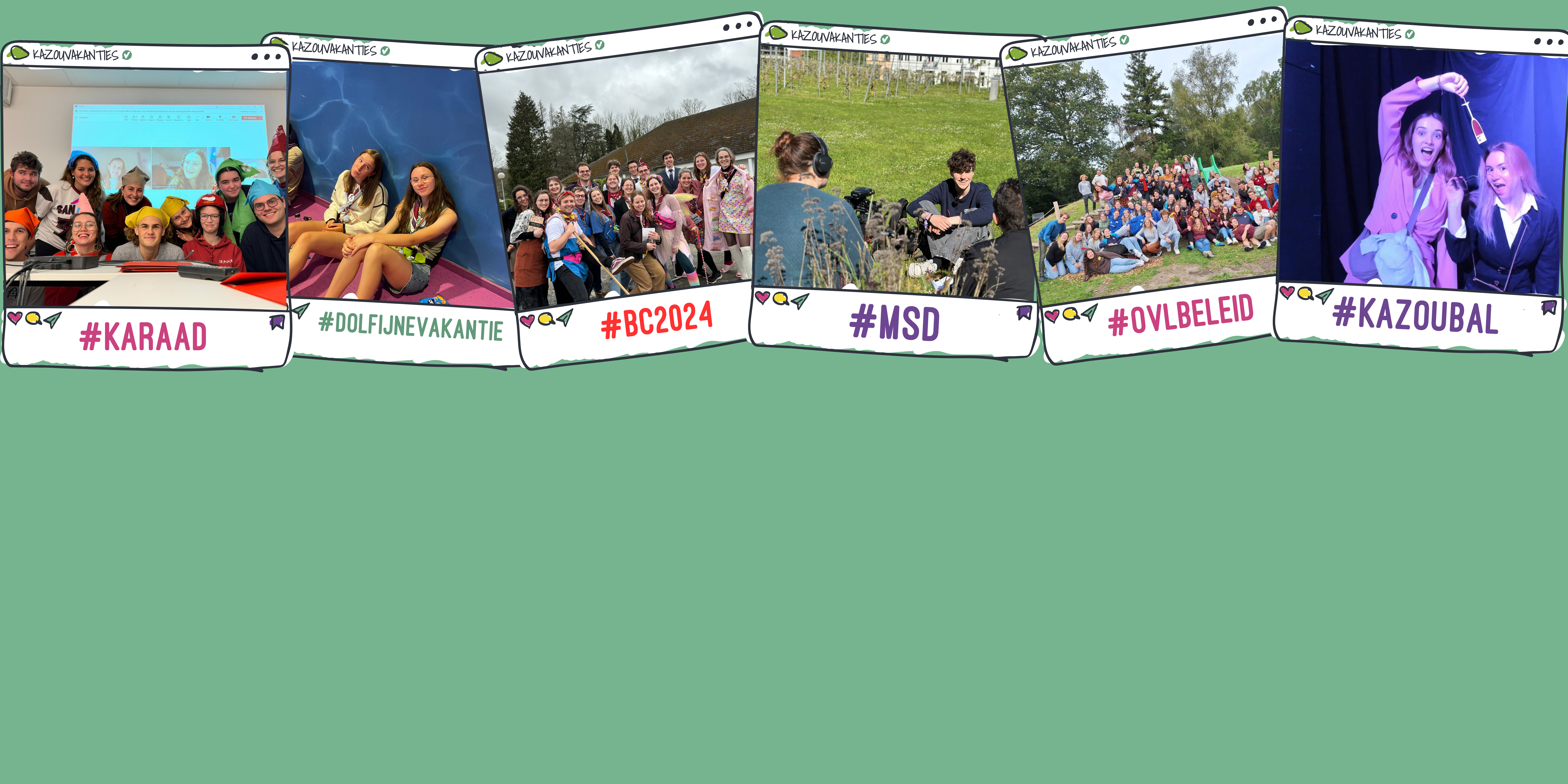 fotobanner met foto's van Kazou Gent